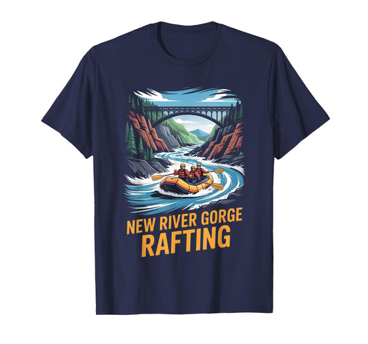 New River Gorge Rafting Whitewater Kayak Outdoor Wild Sport T-Shirt