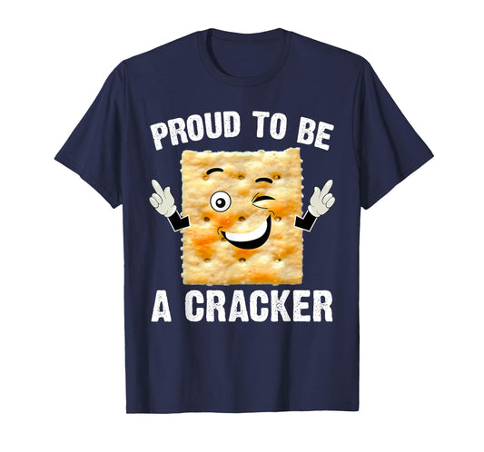 Proud to be a Cracker Funny Snack Halloween Biscuit Costume T-Shirt