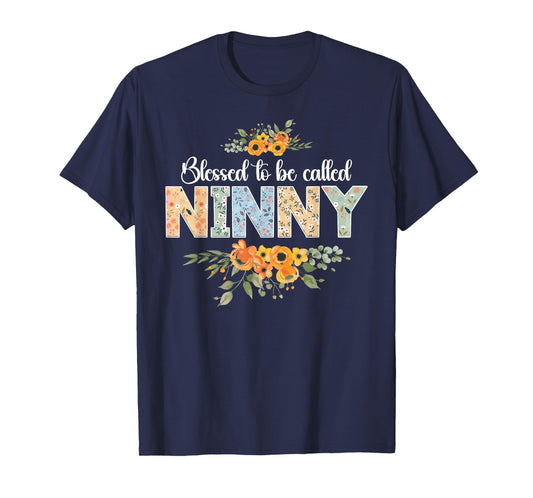 Blessed To Be Called Ninny Grandmother Ninny Grandma T-Shirt