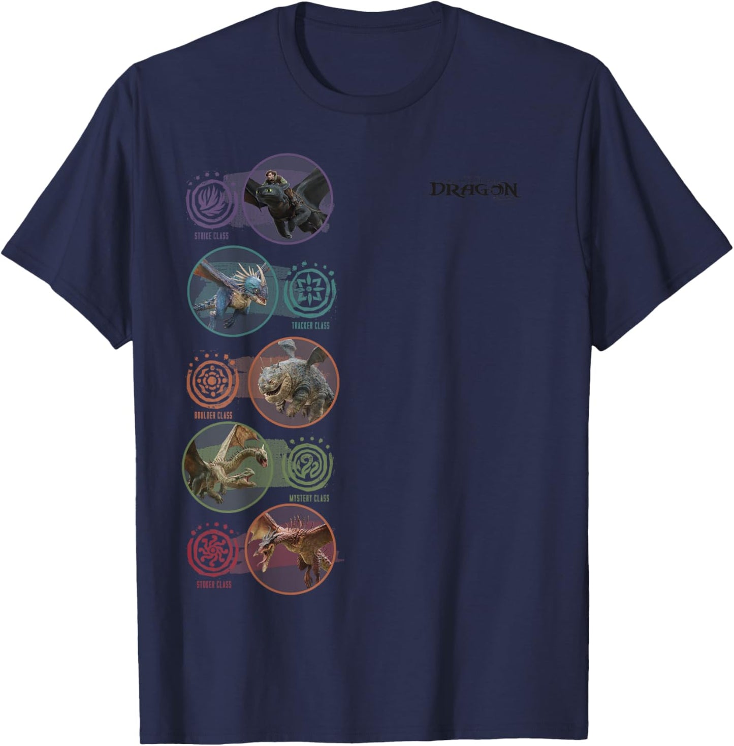 DreamWorks Dragons Class Types T-Shirt