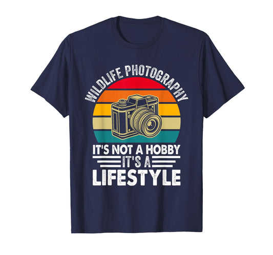 Retro Wildlife Photography Lifestyle Wildlife Photographer T-Shirt