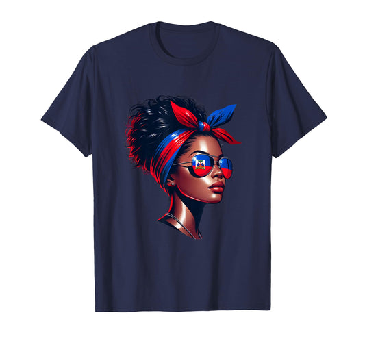 Haitian Flag Day Queen Haiti Flags Men Women Boys Girls Kids T-Shirt