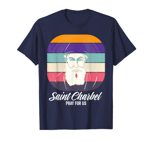 Saint Charbel Makhlouf Maronite Monk and Priest Catholic T-Shirt