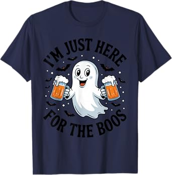 Halloween Oktoberfest Costume I'm Just Here for The Boos T-Shirt