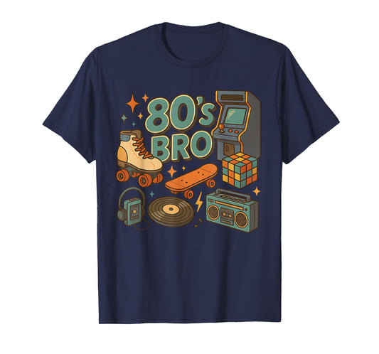 Old School 80s Bro Vintage Throwback 80's Vibe T-Shirt