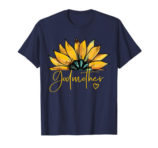 Godmother Gifts For Women Heart Mother's Day Godmother T-Shirt