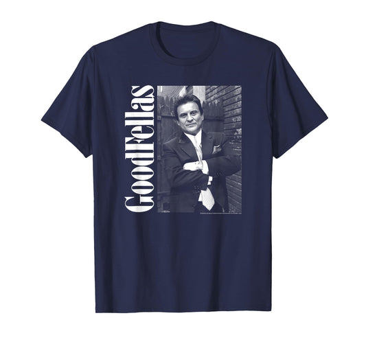 Goodfellas Black and White Tommy Portrait Movie T-Shirt