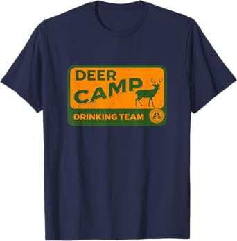 DEER CAMP DRINKING TEAM - FUNNY HUNTING T-Shirt