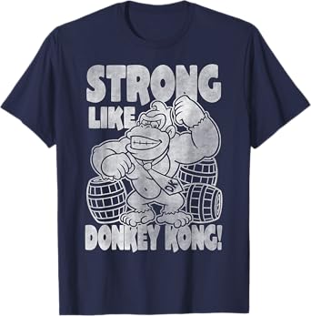 Nintendo Donkey Kong Super Strong Vintage Graphic T-Shirt T-Shirt