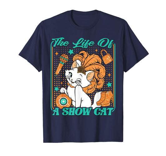 Cute Cat Era Life of Showcat Cat Lover Country Music Concert T-Shirt