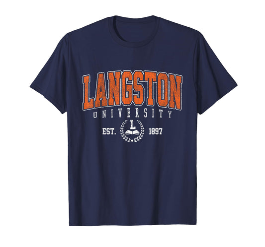 Langston Arch Athletic Retro Sports Tee Men Women T-Shirt