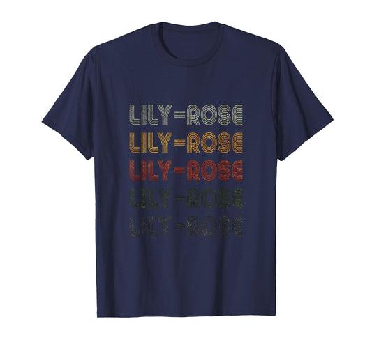 Love Heart Lily-Rose Tee Grunge Vintage Black Lily-Rose T-Shirt