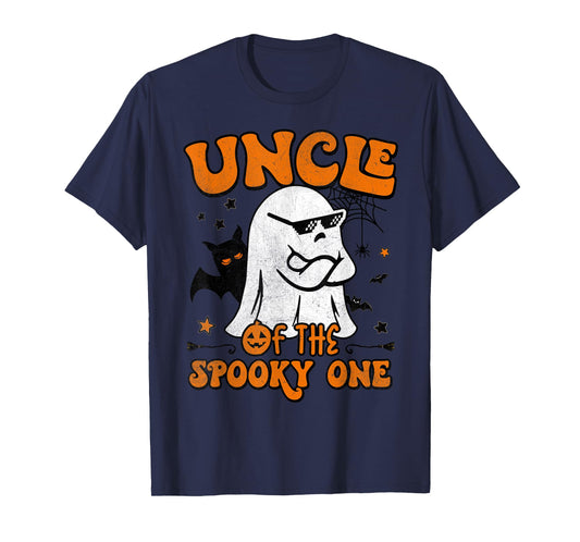 Uncle of the Spooky One Retro Matching Family Halloween T-Shirt