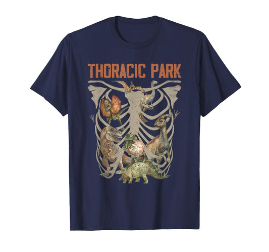 Retro Thoracic Musculoskeletal Park Nurse Funny Nurses Weeks T-Shirt