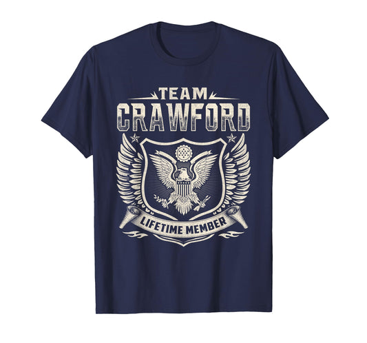 Crawford Family Shirt Team Crawford Lifetime Member T-Shirt