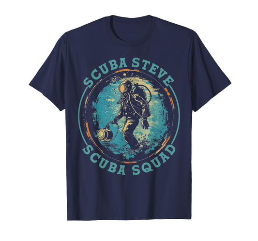 Scuba Squad Seal Steve Shirt Funny Scuba Diving T-Shirt