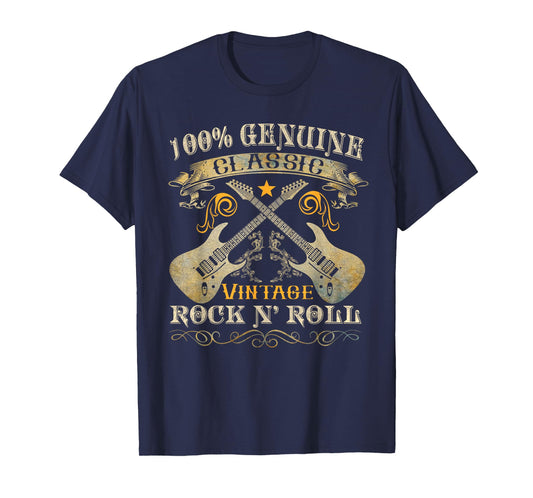 Classic Vintage Rock 'n Roll Music Guitars Gifts T-Shirt