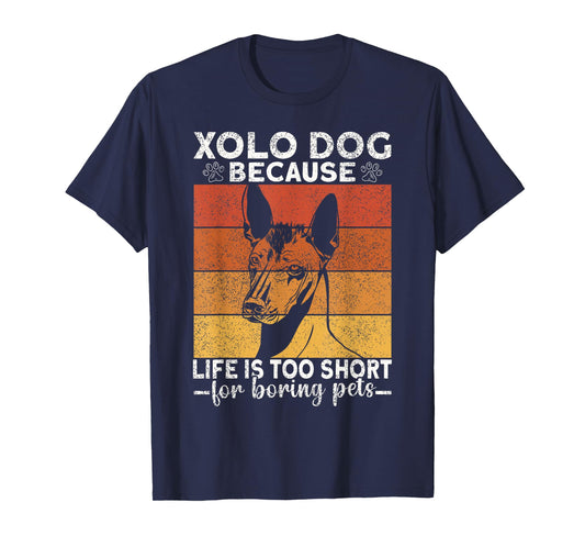 Xolo Dog Mexican Hairless Coated Lover Puppy Xoloitzcuintli T-Shirt