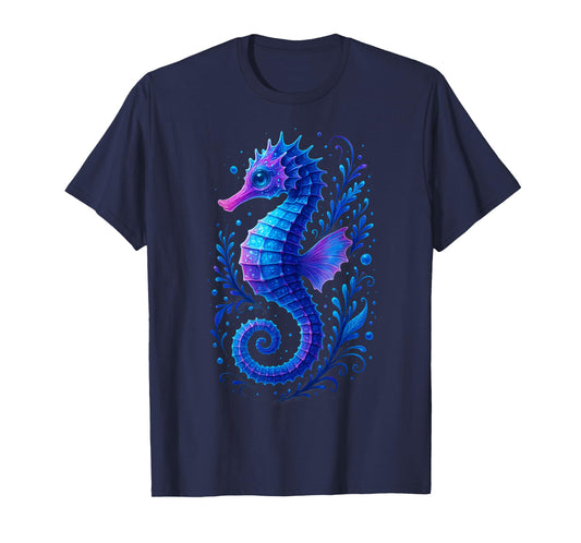 Colorful Underwater Seahorse Animal Ocean Seahorse T-Shirt