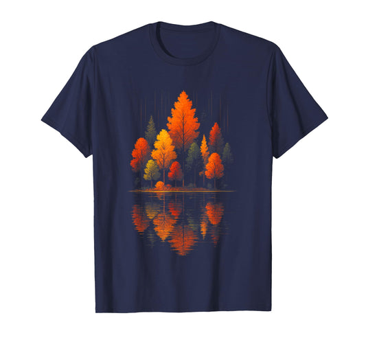 Autumn Trees - Forest Landscape Wildlife T-Shirt