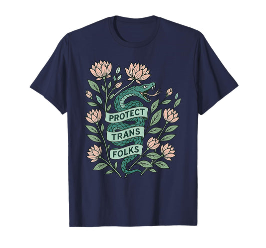 Retro Protect Trans Folks Pride Trans Right LGBT T-Shirt
