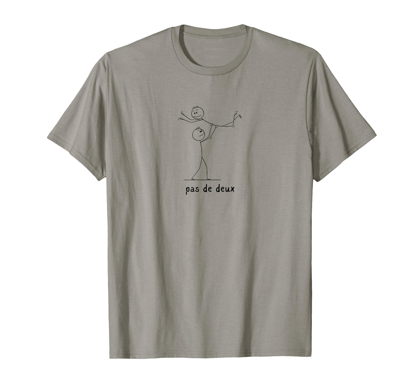 Cute Dancer Stick Figure Pas de Deux Ballet Dance Minimalist T-Shirt