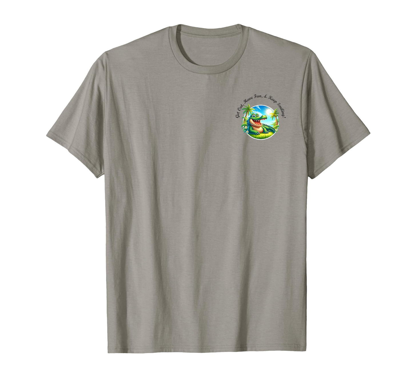 Get Out, Have Fun, & Keep Smiling with Alligator T-Shirt