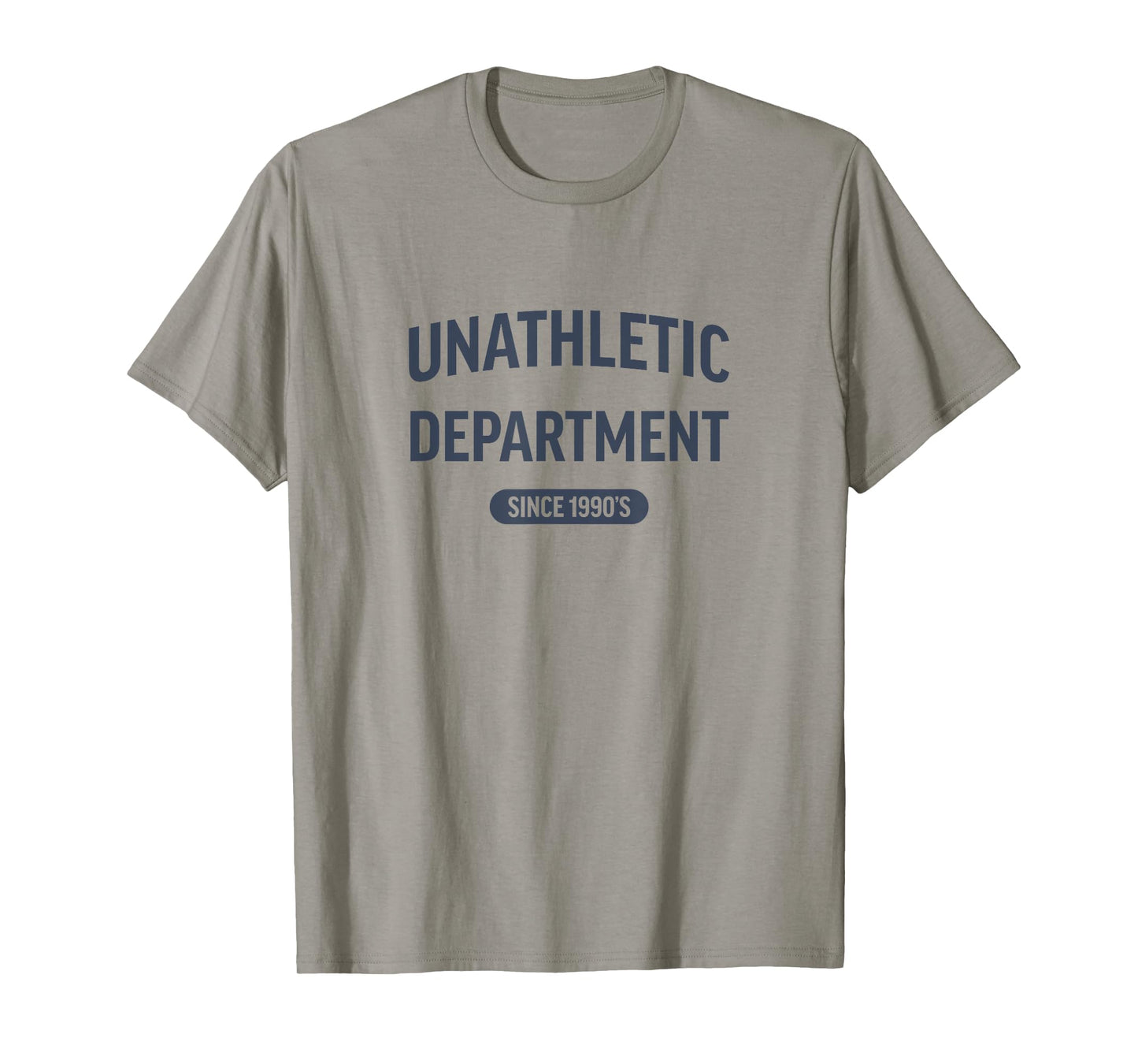 Unathletic Department Retro 90s Funny Sports Parody T-Shirt