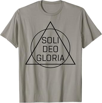 Soli Deo Gloria - Five Solas - Reformed Theology Gift T-Shirt