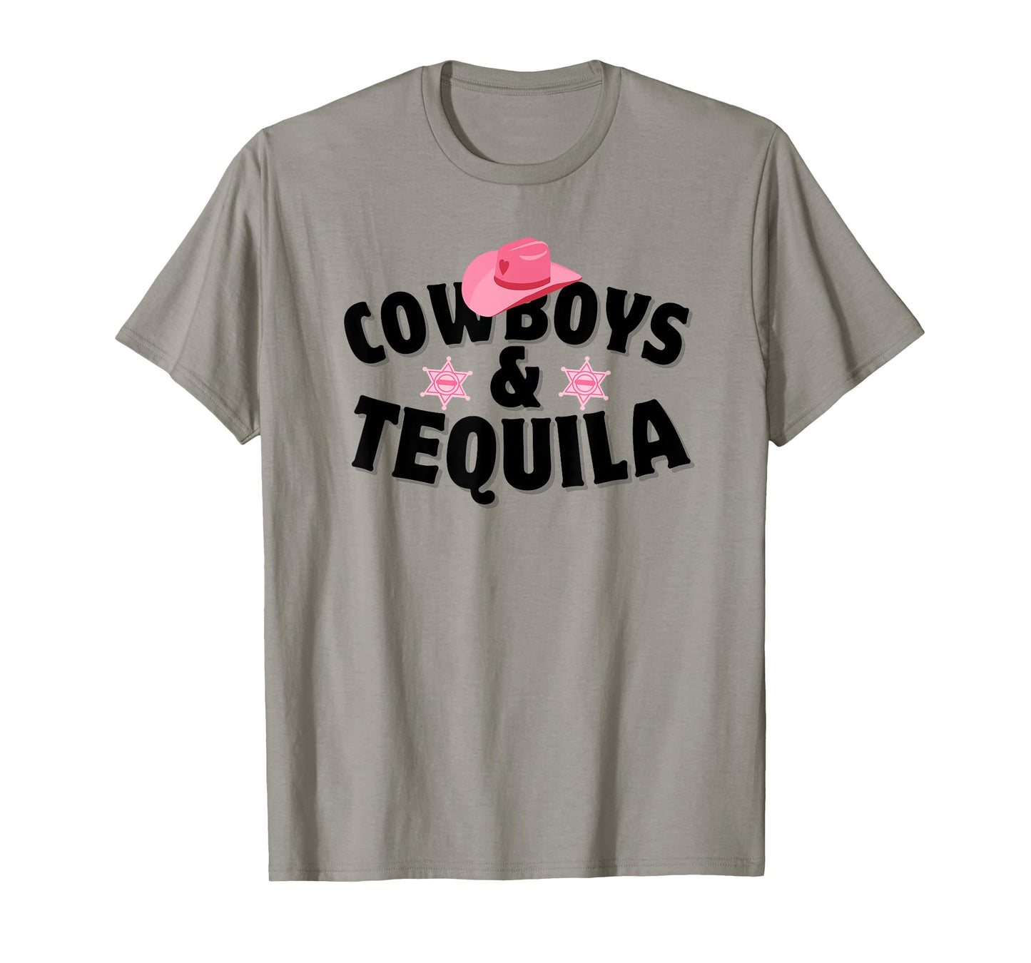 Womens Western Cowgirl Country Music Cowboys And Tequila T-Shirt