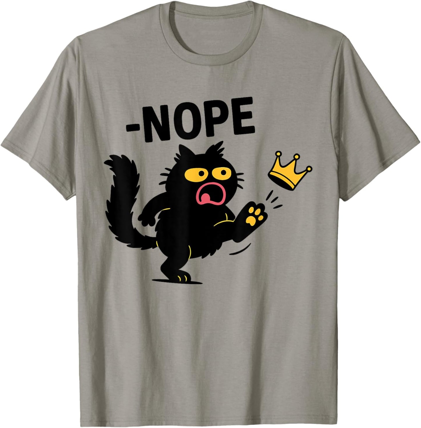 No Kings in America Black Cat T-Shirt