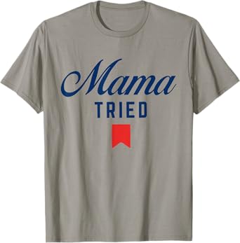 Vintage Mama Tried, Funny Trendy Summer Beer, Western Cowboy T-Shirt