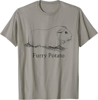 Funny Guinea Pig Furry Potato Wrong Animal Name Stupid Joke T-Shirt