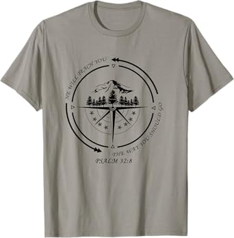 He Will Teach You The Way You Should Go Bible Verse Faith T-Shirt