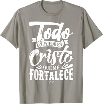 Bible Message Christian God in Spanish Cristianos T-Shirt