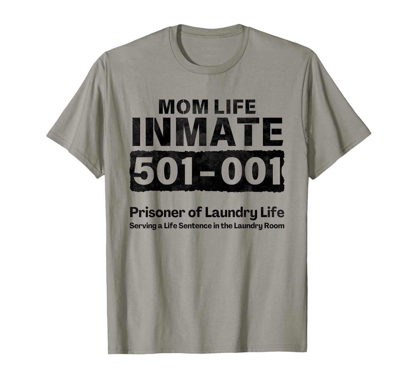 Mom Life Prisoner Inmate Funny Jail Halloween Costume T-Shirt
