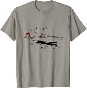 1950's Chris Craft | Print On Front T-Shirt