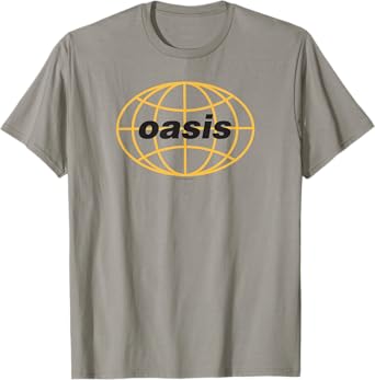 Oasis โ Amazon Exclusive All Around The World 1997 Grey T-Shirt