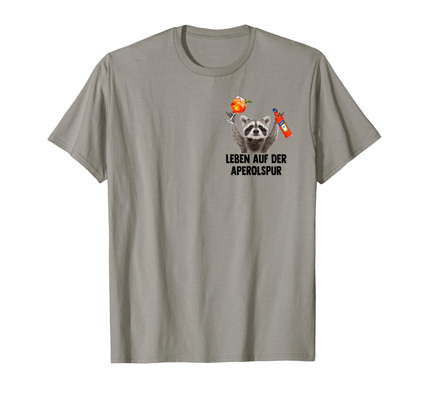 Life on the APEROL Lane - Raccoon Meme Racoon Pedro Spritz T-Shirt