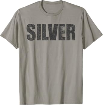 Silver Halloween Costume Cosplay T-Shirt