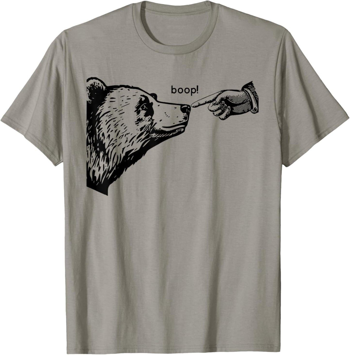 Bear Boop Funny Graphic T-Shirt for Animal Lovers