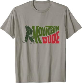 Mountain Dude Funny Bigfoot Sasquatch Hiking Gift T-Shirt