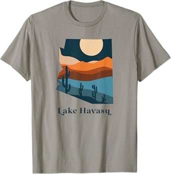 Lake Havasu Arizona Desert Style Boho AZ Landscape T-Shirt