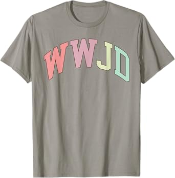 WWJD What Would Jesus Do Christian Bible Faith Minimalist T-Shirt