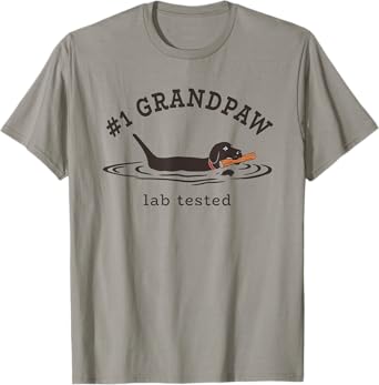 #1 Grandpaw Lab Tested Pun - Labrador Retriever Grandpa T-Shirt