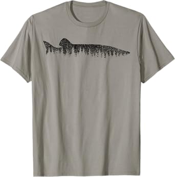 Musky Pine Forest Treeline - Outdoor Fishing Angler T-Shirt