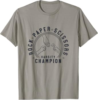 Rock Paper Scissors Champion T-Shirt