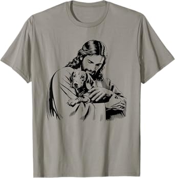 Jesus Dachshund Dog - Funny Christian Religious Dog Lover Men Women Kids T-Shirt