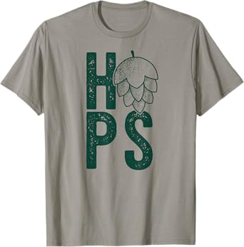 HOPS H-O-P-S FLOWER Craft Beer Hops Drinking Meme T-Shirt