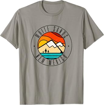 Minimalist Outdoors White Sands New Mexico NM T-Shirt
